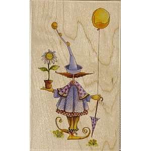    Fairy with Balloon Wood Mounted Rubber Stamp Arts, Crafts & Sewing