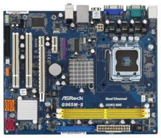 ASRock G965M S Core2 Duo 1066/800/533 FSB Motherboard w/ Onboard Video 