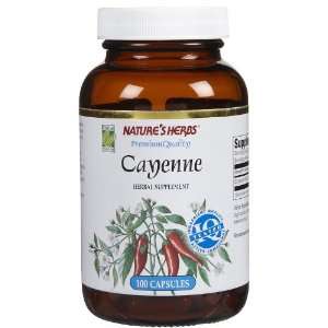 Natures Herbs Cayenne   100 Capsules Health & Personal 