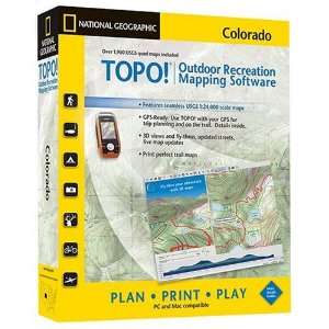  National Geographic TOPO! USGS Colorado Map Compatible DVD 