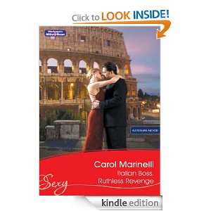 Italian Boss, Ruthless Revenge (Sexy): Carol Marinelli:  