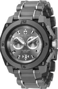  Zodiac Mens Gunmetal Chronograph watch #ZO6700: Watches
