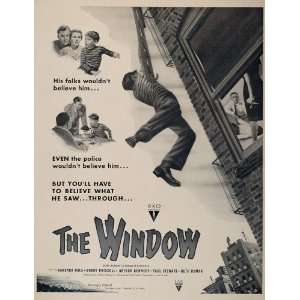  1949 Movie Ad Window Barbara Hale Bobby Driscoll RKO 