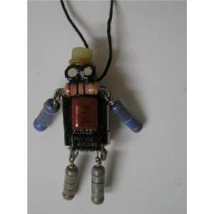   necklace cobble bot geek recycled techie mom dad 