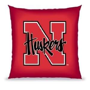   Cornhuskers   NCAA 12 x 12 in Souvenir Pillow