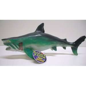  Toy Teal Green Shark with Squeaker: Toys & Games