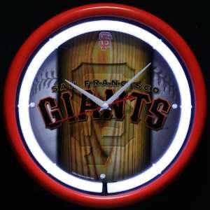 San Francisco Giants Plasma Wall Clock:  Sports & Outdoors