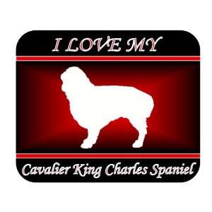  I Love My Cavalier King Charles Spaniel Dog Mouse Pad 