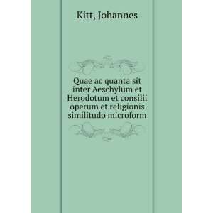   operum et religionis similitudo microform Johannes Kitt Books