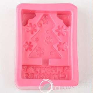 Silicone Soap Mold Candle Mold CHAWOORIM Soap Making   Christmas Tree 