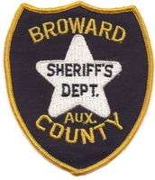 BROWARD COUNTY (FL) SHERIFFS DEPT AUX PATCH  