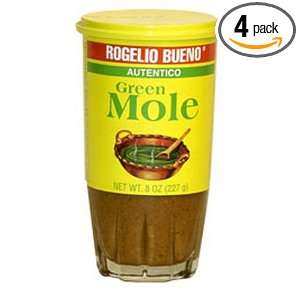 Rogelio Bueno Green Mole, 8 Ounce Jars (Pack of 4)  