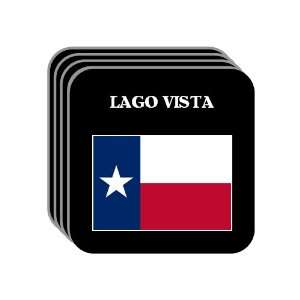 US State Flag   LAGO VISTA, Texas (TX) Set of 4 Mini Mousepad Coasters