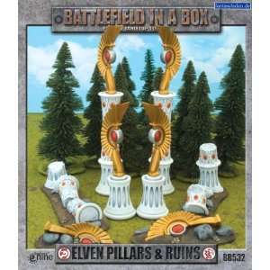  Battlefield in a Box Elven Pillars & Ruins Toys & Games