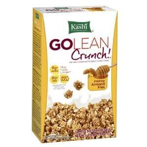 Kashi GoLean Cereal, Crunch Honey Almond Flax, 15 oz (Pack of 4 