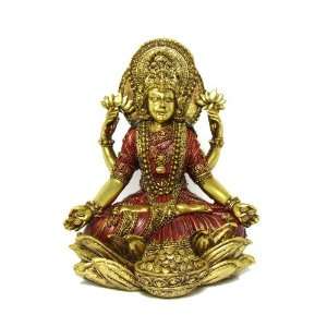   Polyresin Statue of Indian Hindu Goddess Lakshmi, 6 