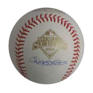   of the Tampa Bay Rays 2008 World Series baseball