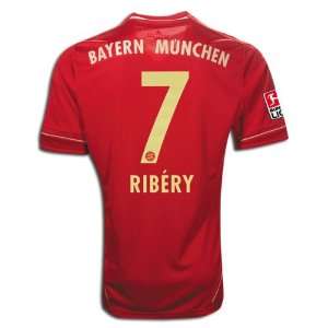 Ribery Bayern Munich Home 11/12 Jersey (Size:Adult L):  