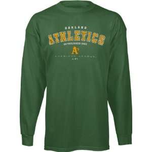  Oakland Athletics Green Ambush Long Sleeve T Shirt Sports 