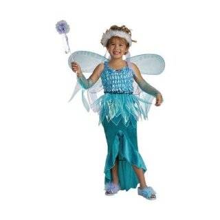 Child Medium 2 4T   Mystical Mermaid Fairy Costume (Tiara, Wand and 