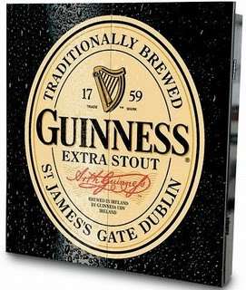 Guinness Oval Wood Toucan 3D Irish Pub Bar Sign NIB  