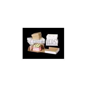   12 x 5 1 Piece White Kraft Corrugated Bakery Box 50 CT: Home & Kitchen