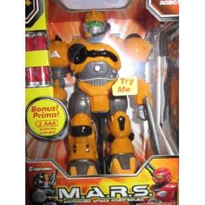   Motorized Attack Robosquad with 2aaa Batteries Included(yellow Color