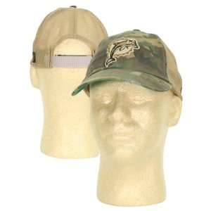  Miami Dolphins Camo 2 Tone Mesh Back Slouch Style 