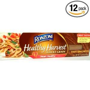 Ronzoni Healthy Harvest Whole Grain Net Wet 13.25Oz (376g) (Pack of 12 