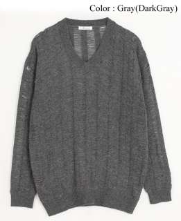  New Womens Drop Stitch Knit Wool Sweater Top size Small S Black Gray