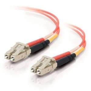  /LC LSZH Duplex 50/125 Multimode Fiber Patch Cable (9 Meters, Orange
