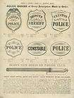 Catalog Page Ad Police Badge Cuffs Clubs Ball&Chain1886