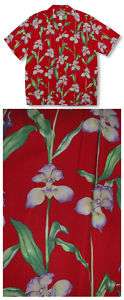 Paradise Found Shirt Shop ORCHID PANEL  RED  XL  