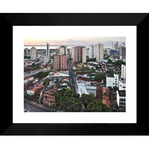  Belem Cityscape, Brazil Large 15x18 Framed Photography 