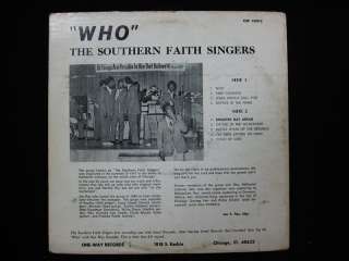 Southern Faith Singers Who LP Private Gospel Soul  