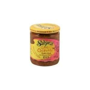   Garlic Chipotle Salsa With Roasted Tomato, Hot 16 oz. (Pack of 6