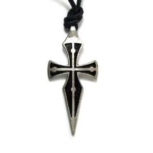 mile Cross, Benevolence and Shouldering Burden, Pewter Pendant with 