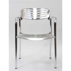  Modern Aluminum Accent Chair Toledo chair: Home & Kitchen