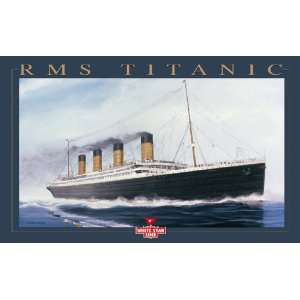  Northwest Art Mall Titanic Gold Letters 11 Inch by 17 Inch 