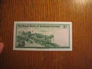 1973 1 pound bank note the royale bank scotland p336  