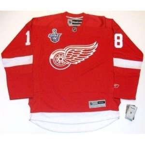   Detroit Red Wings 08 Cup Jersey Real Rbk   Medium