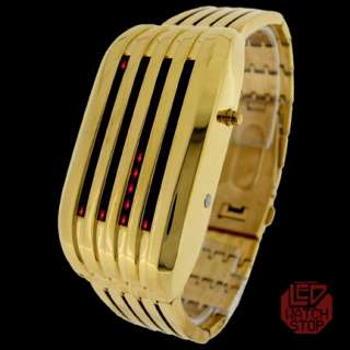 LED Watch   GENUINE BARCODE GDML Red  