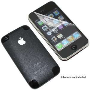  Clear Front & Back Screen Protector for iPhone 3GS: Cell 