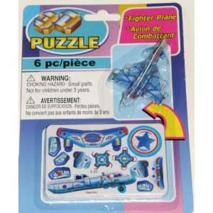   Planes Aircraft 3D Puzzle Card Model Kits, Set of 6: Toys & Games