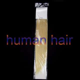 200 Strands 20 U tip Human Hair Extensions #1B !  