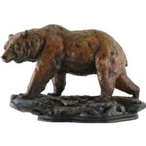  Bear Bronze Sculpture One Step At A Time