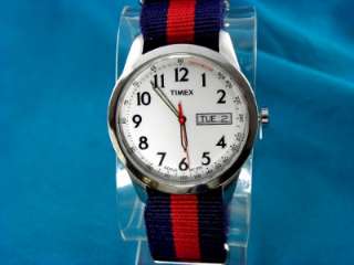 VINTAGE TIMEX MILITARY STYLE WHITE FACE TACYMETER WATCH  