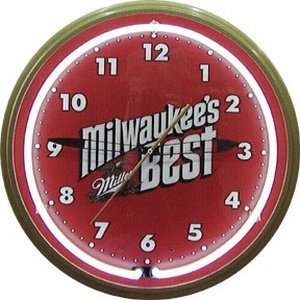  Milwaukee Best 20 inch Neon Clock