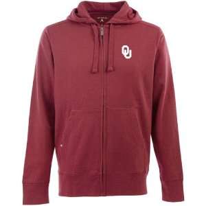  Oklahoma Signature Full Zip Hooded Sweatshirt (Team Color 