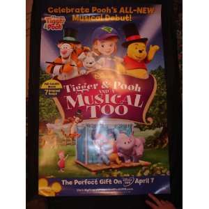  Tigger & Pooh and a Musical Too Movie Poster Everything 